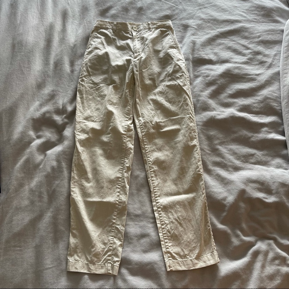 Uniqlo Linen Pants with elastic waistband